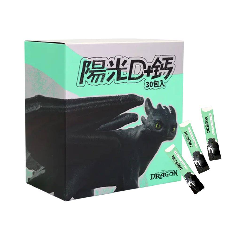 馴龍高手 陽光D+鈣(30包/盒) 內附盲盒貼紙